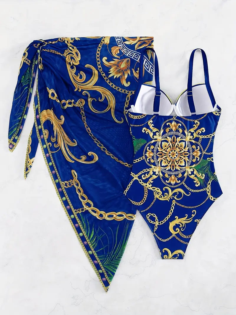 Yuka - Damen Bikini-Set Marineblau, Größe M